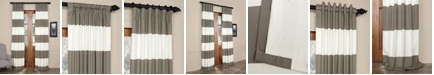 Exclusive Fabrics & Furnishings Horizontal Stripe 50" x 96" Curtain Panel